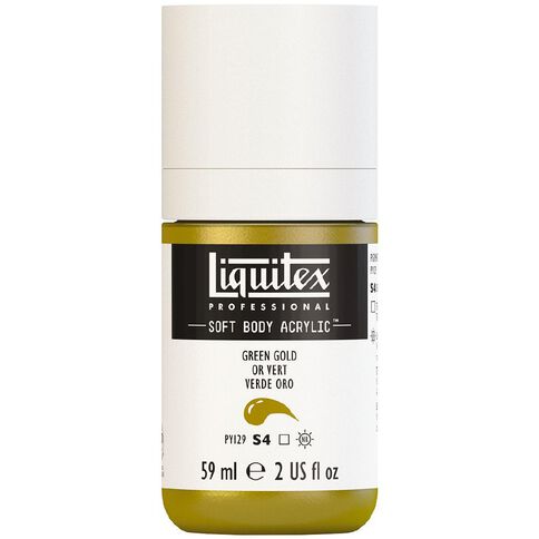 Liquitex Soft Body Acrylic 59ml Green Gold S4