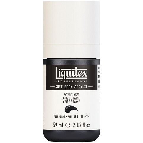 Liquitex Soft Body Acrylic 59ml Paynes Gray S1