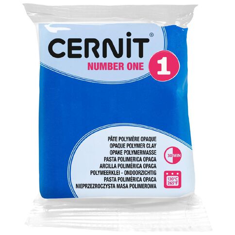 Cernit Polymer Clay No1 56g Blue Blue