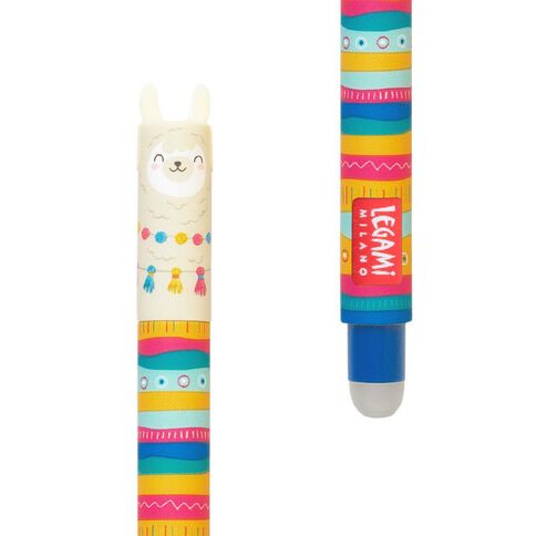 Legami Erasable Pen Llama Blue Ink