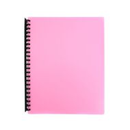 WS Clearbook Refillable 20 Leaf Pink