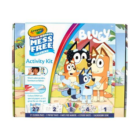 Crayola Mess Free Bluey Activity Kit