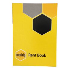 Marbig Rent Book Yellow Mid A5