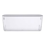 Living & Co Lisse Narrow Lidded Organiser Clear 5L
