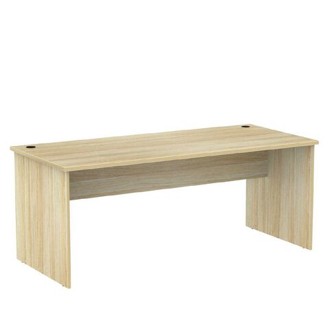 Knights Cubit Slab End Desk 1800x800 Atlantic Oak