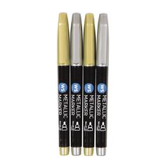 WS Permanent Marker Metallic 4pack Assorted