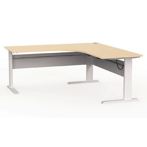 Cubit Electric Height Adjust Workstation 1800 Nordic Maple/White