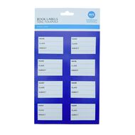 WS Colour Pop Book Labels Blue