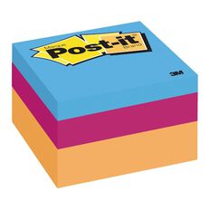 Post-It Mini Cubes Neon Multi-Coloured