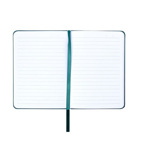 WS Recycled PU Hard Cover Notebook Green A6