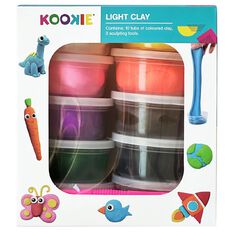 Kookie Light Clay Tub 10 Colours