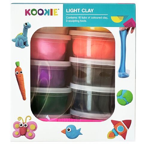 Kookie Light Clay Tub 10 Colours