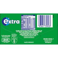Extra Spearmint Chewing Gum Sugar Free 14 Piece 27g