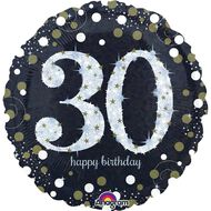 Anagram 45cm Standard Sparkling 30 Balloon