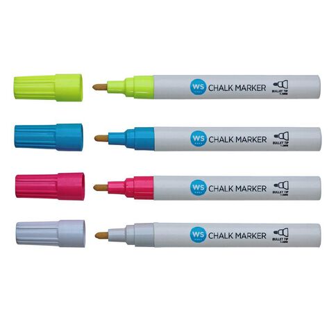 WS Chalk Marker 4 Pack