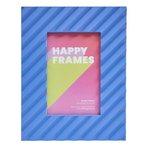 Happy Frames Large Ribbed 10x15 Purple