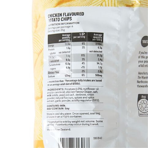 Market Kitchen Chips Chicken 150g
