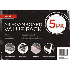 Jasart Foamboard 5mm A4 5 Pack
