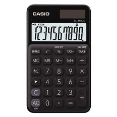 Casio SL310UCBK Hand Held 10 Digit Calculator Black