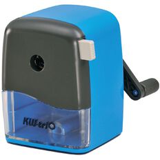 KW-trio Desktop Pencil Sharpener Adjustable Fit Blue