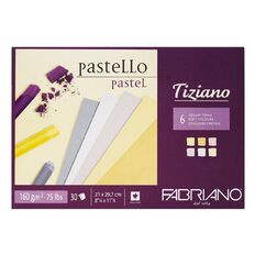 Fabriano Tiziano Pastel Art Pad Soft Colours 160GSM A4