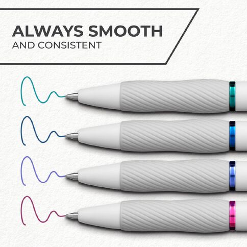 Sharpie S-Gel White 0.7mm Fashion 4 Pack