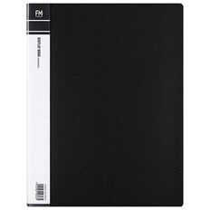 Filemaster Clearfile 20 Pocket Black A4