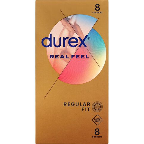 Durex Real Feel Condoms 8 Pack