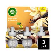 Air Wick Sweet Vanilla & Shea Butter Plug-in Refills 3 Pack