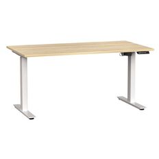 Agile Electric Height Adjustable Desk 1500 Atlantic Oak/White