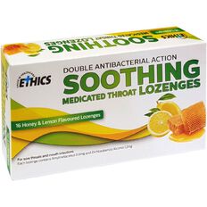 Ethics Medicated Soothing Lozenges 16'S