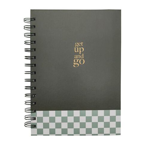 Uniti Urban Spiral Notebook Green A5