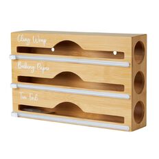 Living & Co Bamboo Food Wrap Dispenser