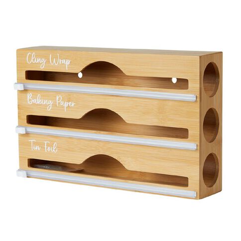 Living & Co Bamboo Food Wrap Dispenser