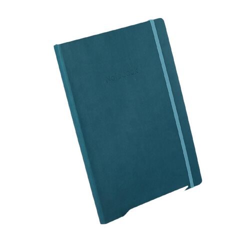 Uniti Colour Pop Soft Touch Notebook Teal A4