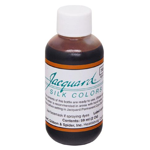 Jacquard Silk Green Label Dye 59.15ml Brown Sienna