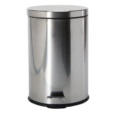 Living & Co Pedal Bin Stainless Steel Silver 20L