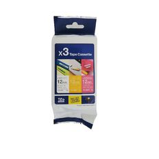 Brother Label Tape Tze-333M3 12mm 3 Pack