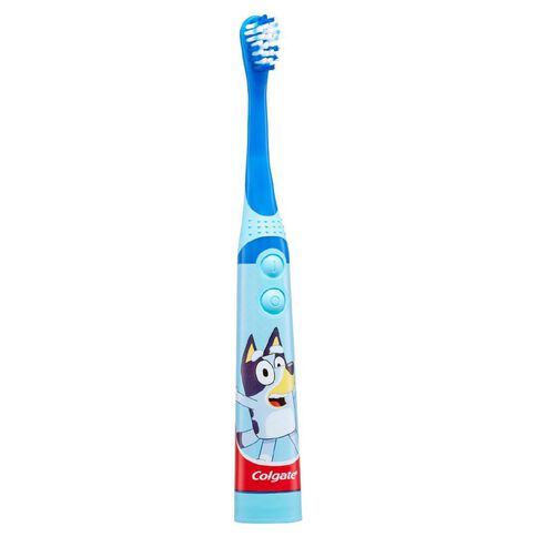 Colgate Kids' Junior Bluey Battery Powered Electric Toothbrush 1 Pack