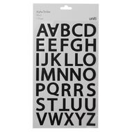 Uniti Alpha Stickers Black