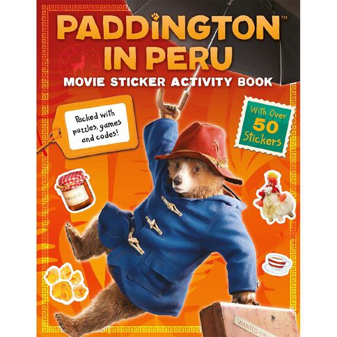 Paddington In Peru Sticker Book by Harper Collins Childrens Books