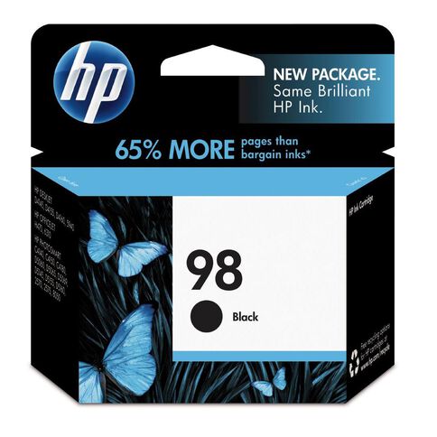 HP Ink Cartridge 98 Black (420 Pages)