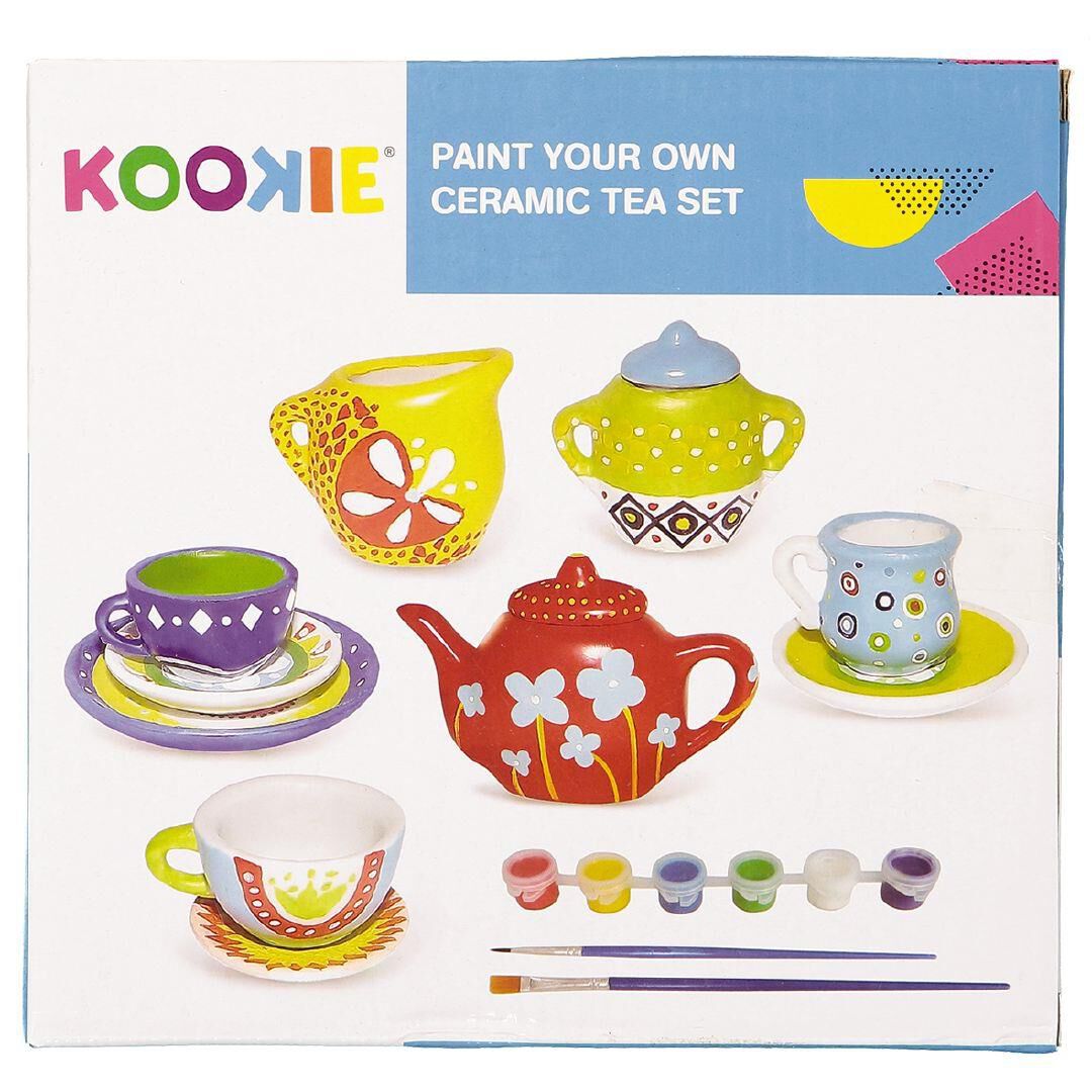 Paint your own ceramic tea set hotsell