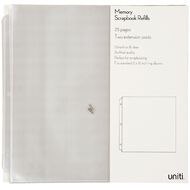 Uniti Album Refills 12in x 12in 25 Pack