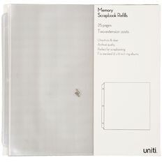 Uniti Album Refills 12in x 12in 25 Pack