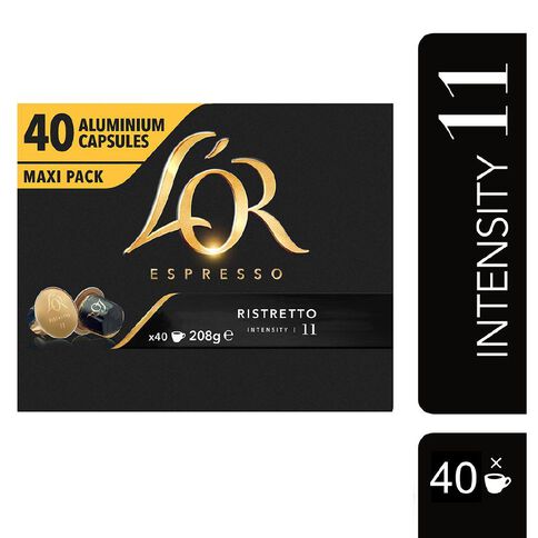 L'OR Ristretto Intensity 11 Capsules 40 Pack