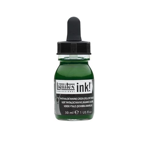 Liquitex Ink 30ml Phthalo Green (Yellow Shade)