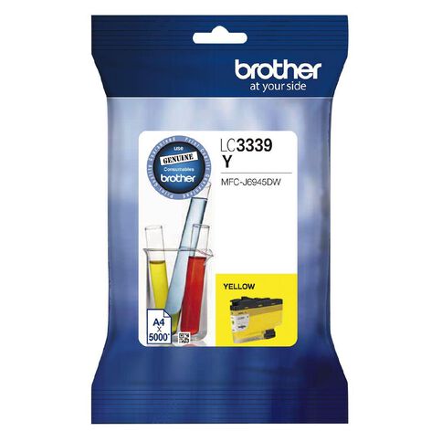 Brother Ink LC3339XLY Yellow (5000 Pages)