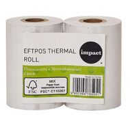 Impact Eftpos Roll 57 x 38mm Twin Pack 65gsm