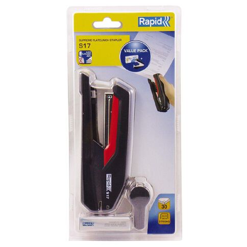 Rapid S17 Value Pack Stapler Black/Red